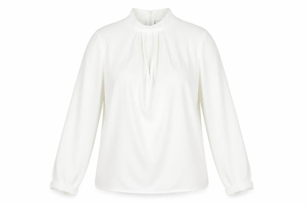 Womens UK Size 12 Topshop White Basic Blouse