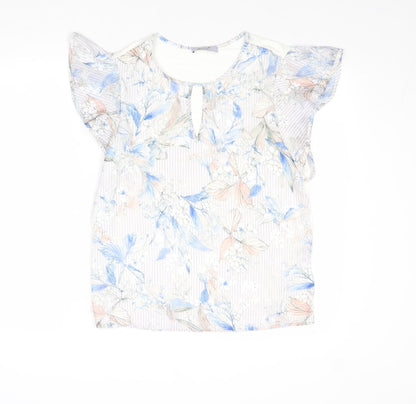 Womens UK Size 12 Per Una Multicoloured Basic Blouse
