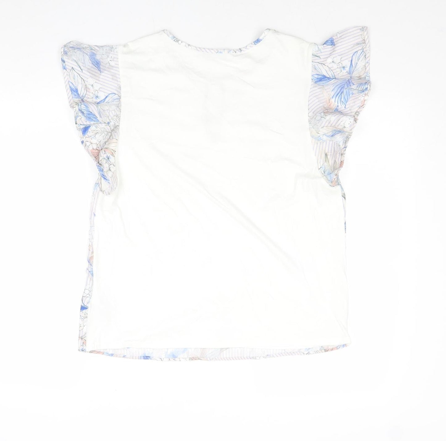 Womens UK Size 12 Per Una Multicoloured Basic Blouse
