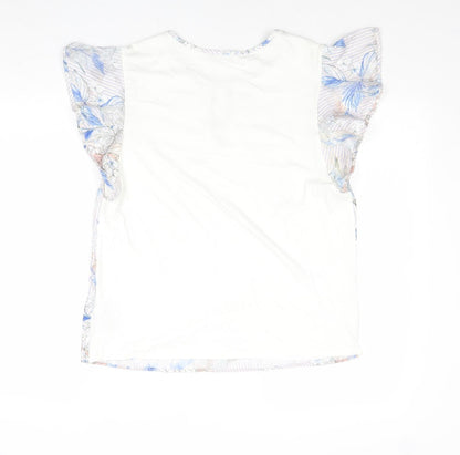 Womens UK Size 12 Per Una Multicoloured Basic Blouse