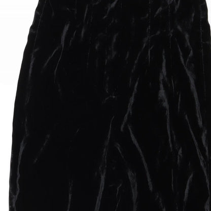 Womens UK Size S Zara Regular Fit  Black Trousers