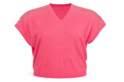 Womens UK Size S Bonmarché Pink Pullover Jumper