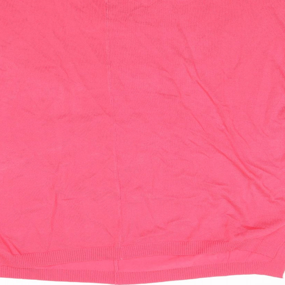 Womens UK Size S Bonmarché Pink Pullover Jumper
