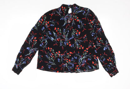 Womens UK Size 6 Topshop Multicoloured Basic Blouse