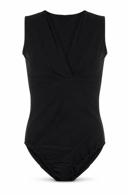 Womens UK Size 8 Boohoo One-Piece Black Bodysuit