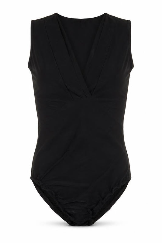Womens UK Size 8 Boohoo One-Piece Black Bodysuit