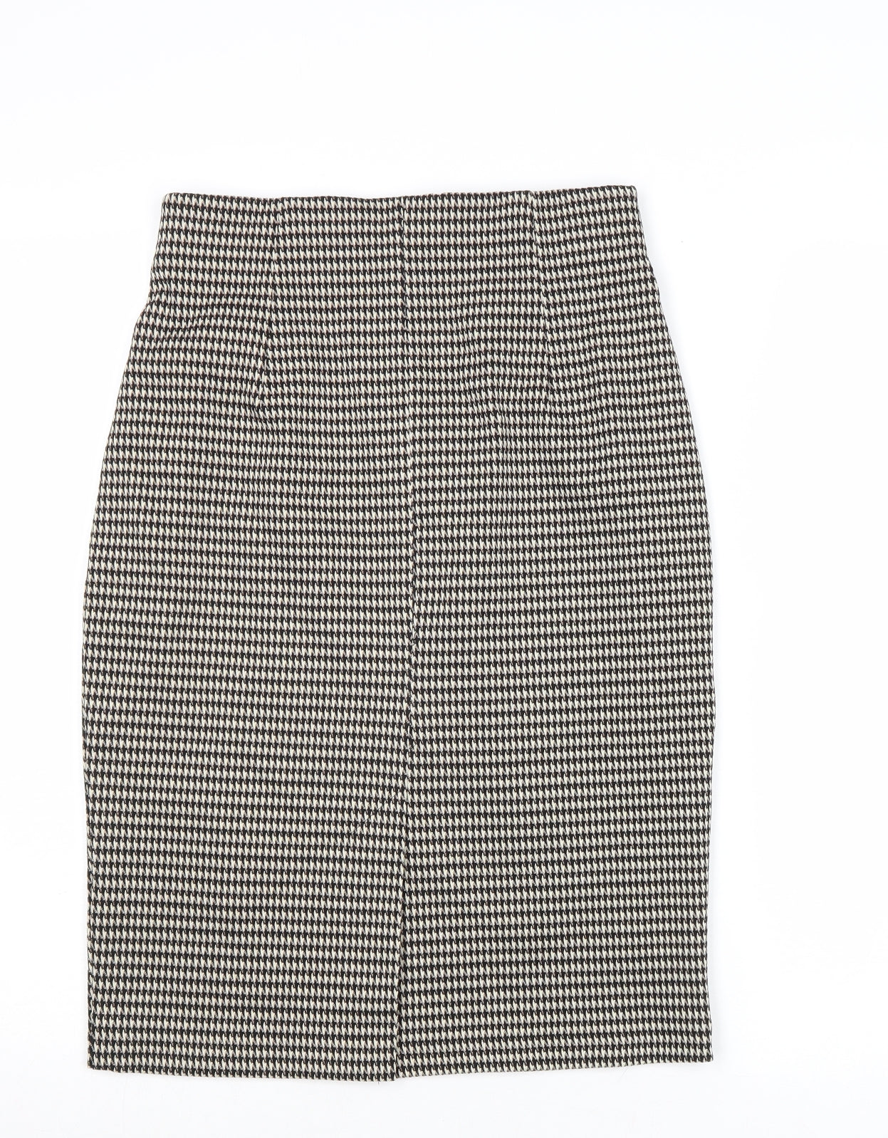 Marks and Spencer Womens Multicoloured Geometric Polyester Straight & Pencil Skirt Size 8