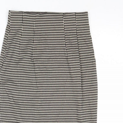Marks and Spencer Womens Multicoloured Geometric Polyester Straight & Pencil Skirt Size 8