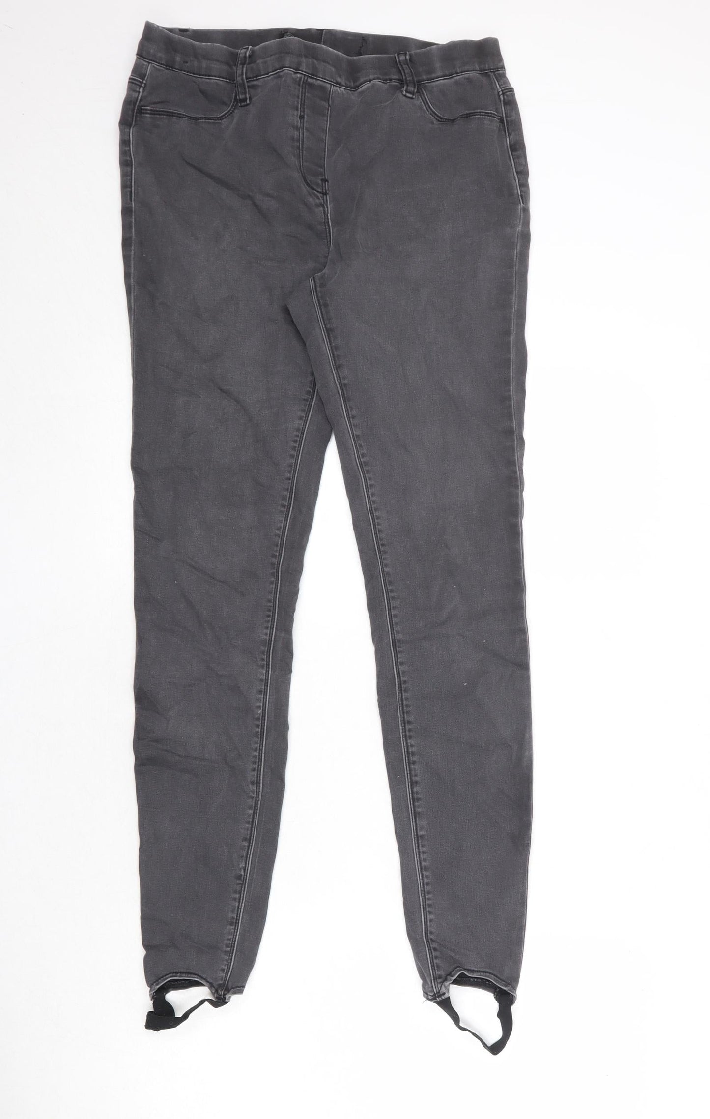 NEXT Womens Grey Cotton Jegging Jeans Size 12 Regular