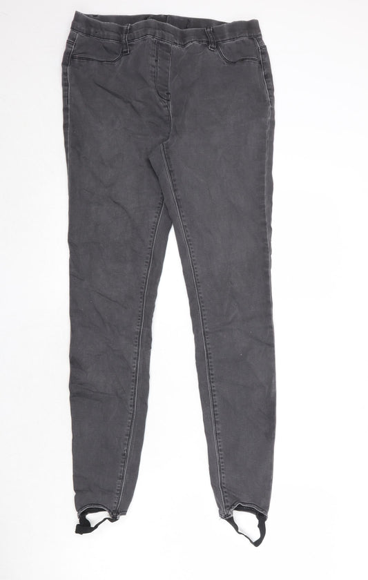 NEXT Womens Grey Cotton Jegging Jeans Size 12 Regular