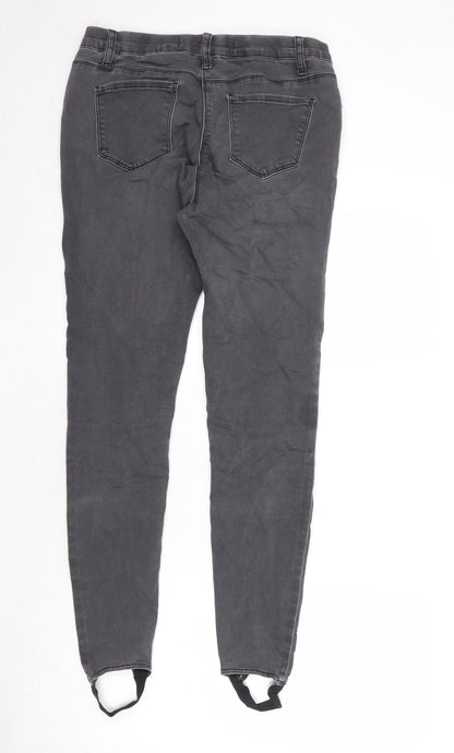 NEXT Womens Grey Cotton Jegging Jeans Size 12 Regular