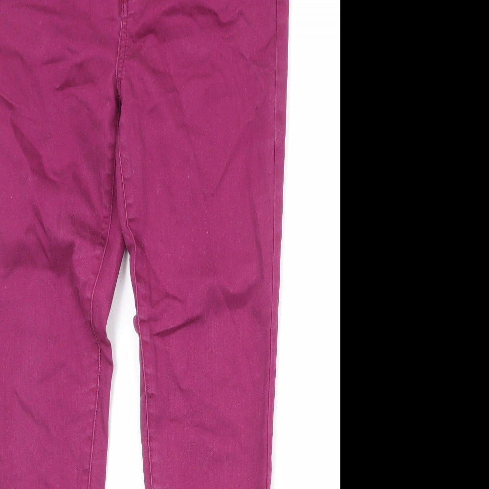 Womens UK Size 29 in VERO MODA Regular Fit Straight Purple Jeans