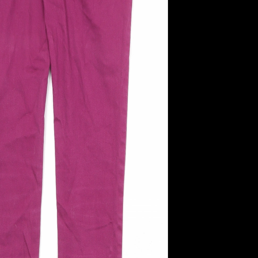 Womens UK Size 29 in VERO MODA Regular Fit Straight Purple Jeans