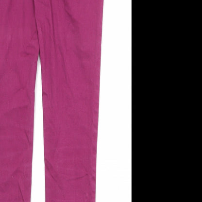 Womens UK Size 29 in VERO MODA Regular Fit Straight Purple Jeans