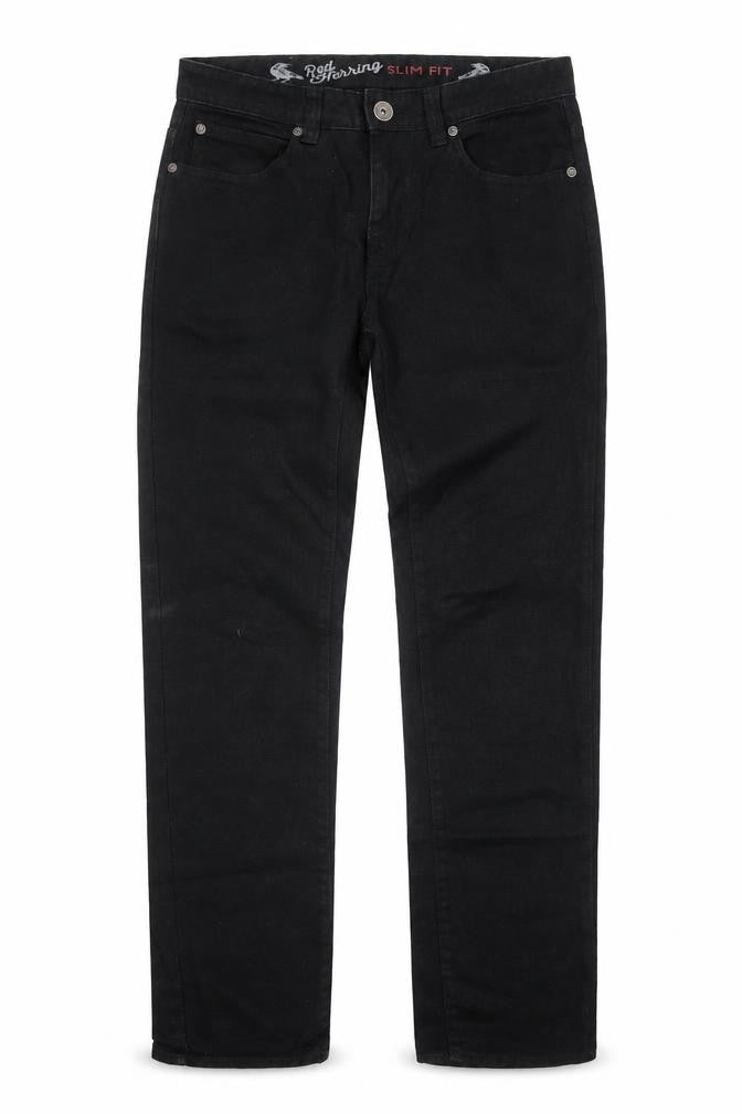 Womens UK Size 30 in Red Herring Slim Fit Skinny Black Jeans