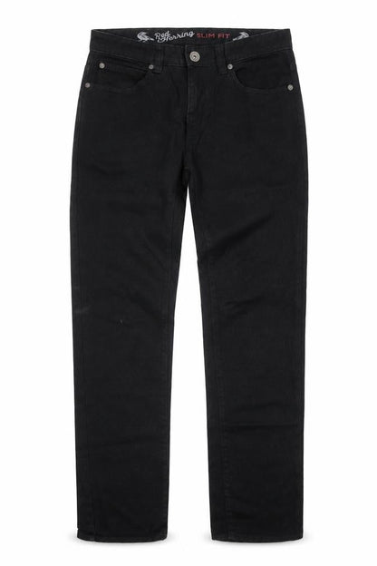 Womens UK Size 30 in Red Herring Slim Fit Skinny Black Jeans