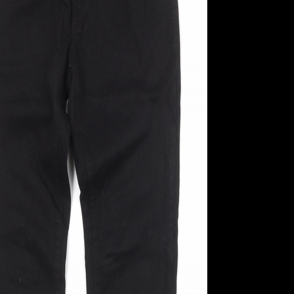 Red Herring Womens Black Cotton Skinny Jeans Size 30 in Slim Zip
