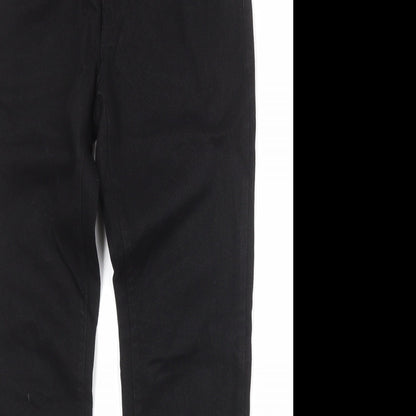 Red Herring Womens Black Cotton Skinny Jeans Size 30 in Slim Zip