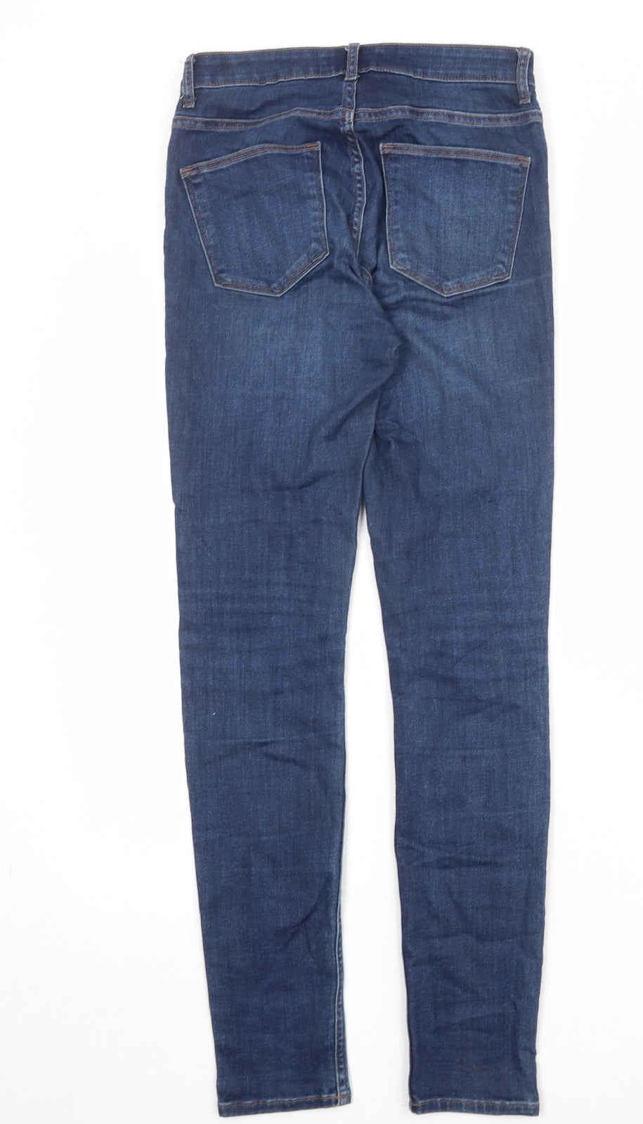 Womens UK Size 8 H&M Regular Fit Skinny Blue Jeans