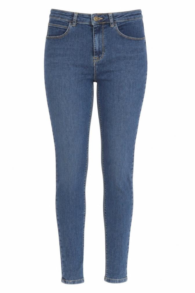 Collusion Womens Blue Cotton Skinny Jeans Size 28 in Regular Zip