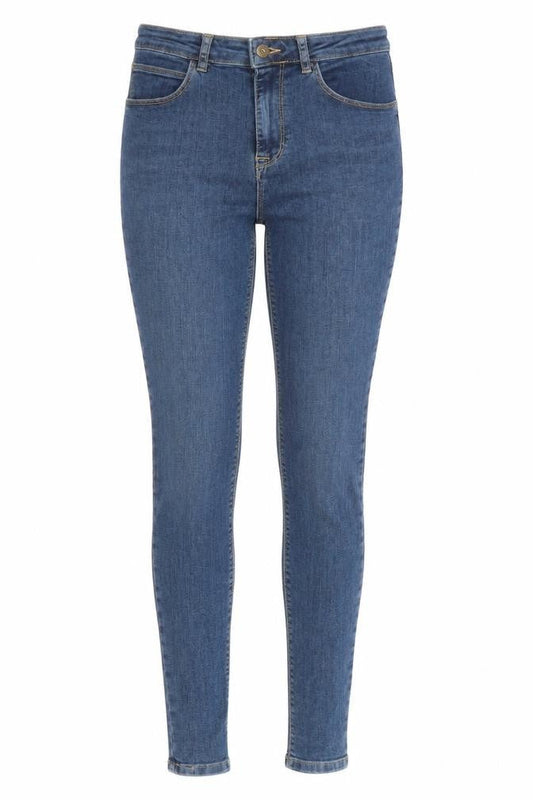 Collusion Womens Blue Cotton Skinny Jeans Size 28 in Regular Zip