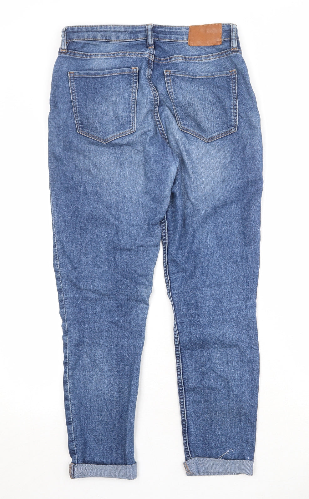 Womens UK Size 6 H&M Regular Fit Skinny Blue Jeans