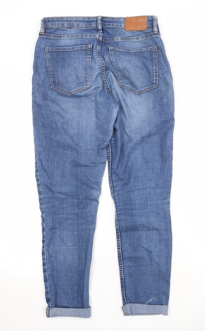 Womens UK Size 6 H&M Regular Fit Skinny Blue Jeans