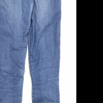 Womens UK Size 6 H&M Regular Fit Skinny Blue Jeans