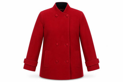 EWM Womens Red Jacket Size 12 Button