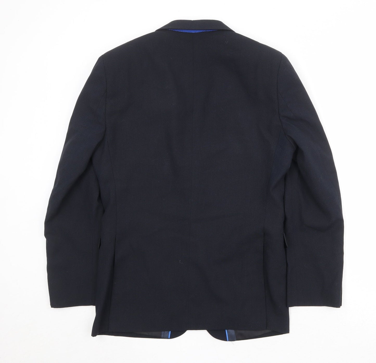 Mens UK Size 36 One Six Five Regular Blue Suit Jacket