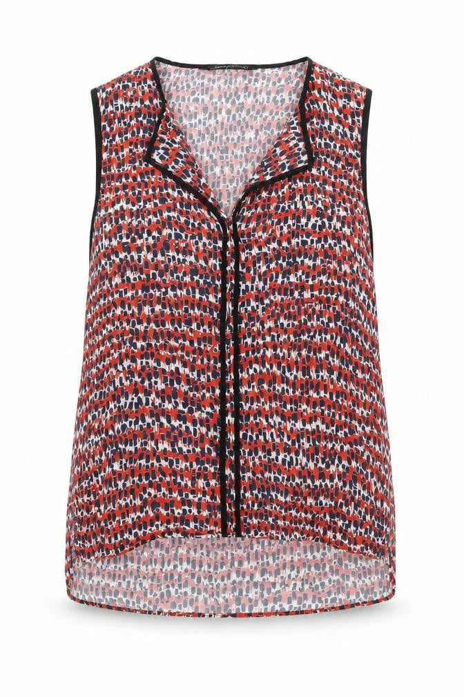 Womens UK Size M Zara Red Basic Tank