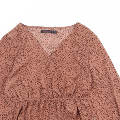 Womens UK Size M Tenki Pink Basic Blouse
