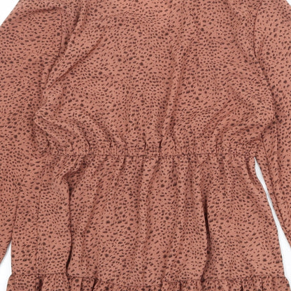 Womens UK Size M Tenki Pink Basic Blouse