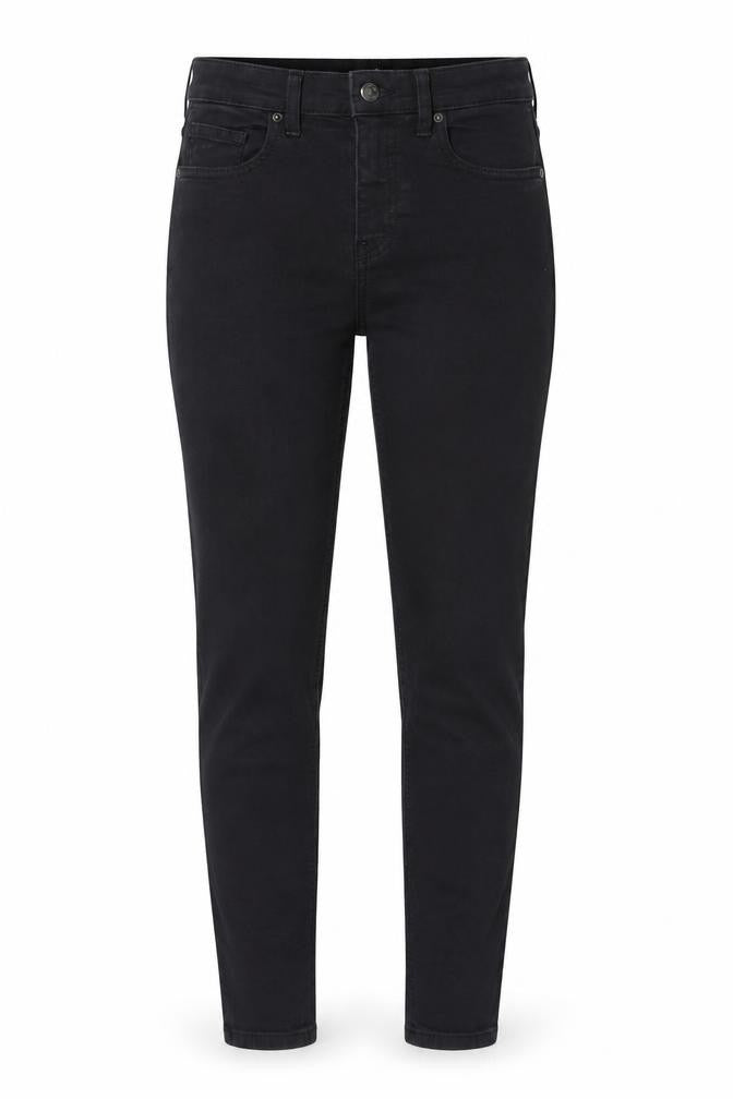 Topshop Womens Blue Cotton Skinny Jeans Size 28 in L27 in Regular Button