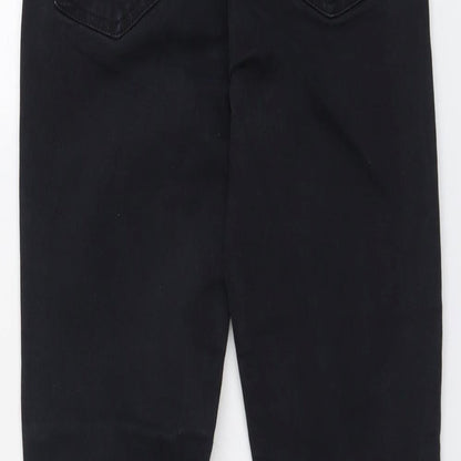 Topshop Womens Blue Cotton Skinny Jeans Size 28 in L27 in Regular Button