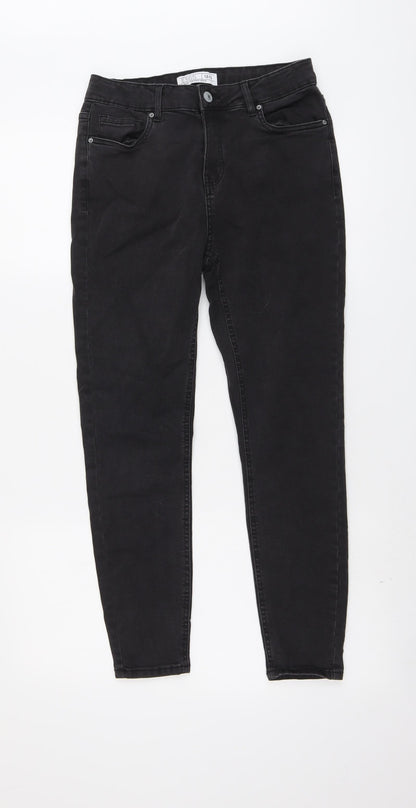 Womens UK Size 12 365 Denim Regular Fit Skinny Grey Jeans