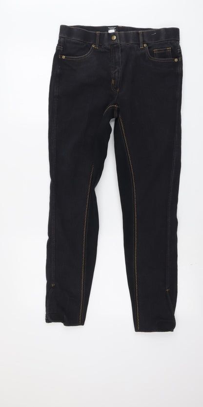 Tagg Womens Grey Cotton Straight Jeans Size 30 in L28 in Regular Button