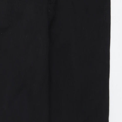 Topshop Womens Black Cotton Skinny Jeans Size 30 in L26 in Regular Button