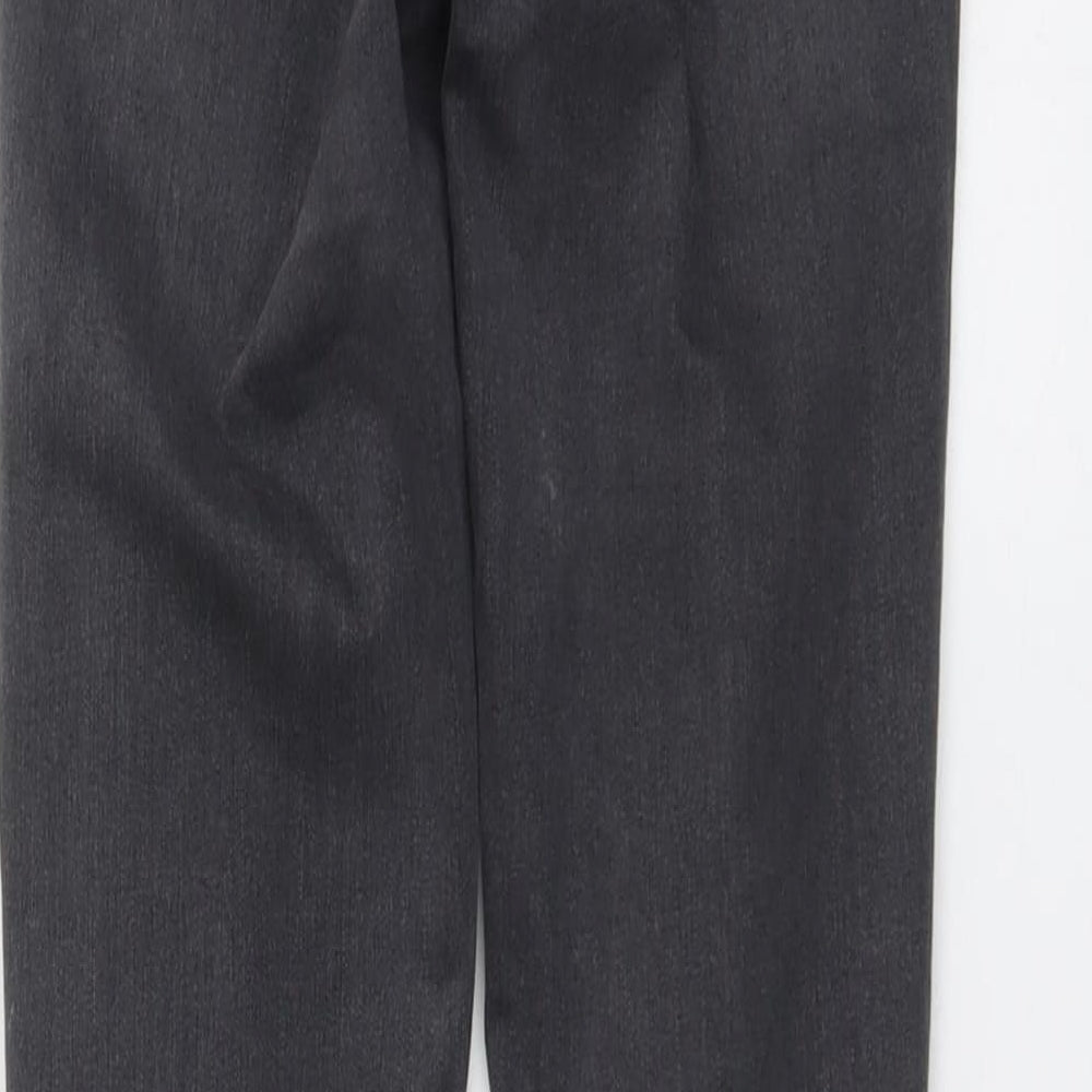 Topshop Womens Grey Cotton Skinny Jeans Size 26 in L30 in Regular Button