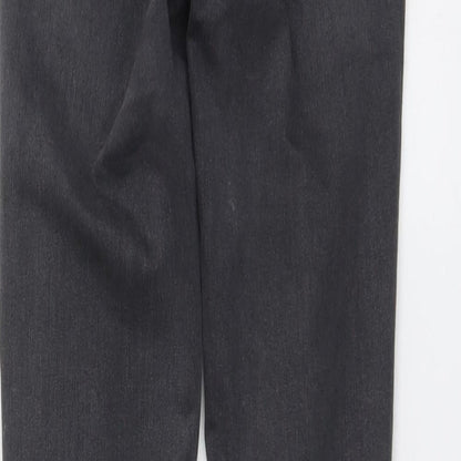 Topshop Womens Grey Cotton Skinny Jeans Size 26 in L30 in Regular Button