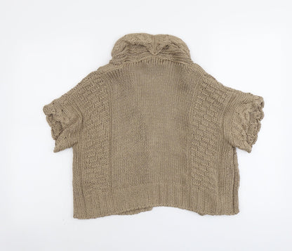 Womens UK Size 8 Marks and Spencer Beige Cardigan Jumper