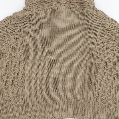 Womens UK Size 8 Marks and Spencer Beige Cardigan Jumper