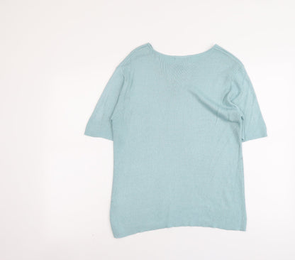Womens UK Size 14 Berkertex Blue Pullover Jumper
