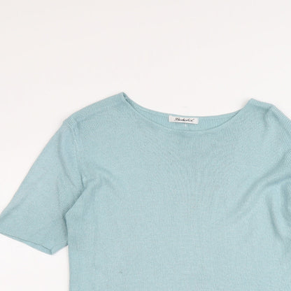 Womens UK Size 14 Berkertex Blue Pullover Jumper
