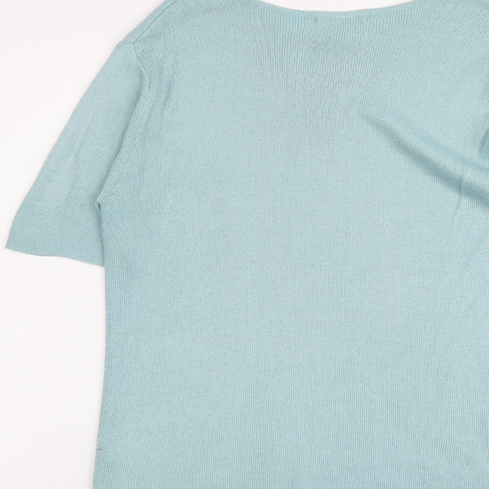 Womens UK Size 14 Berkertex Blue Pullover Jumper
