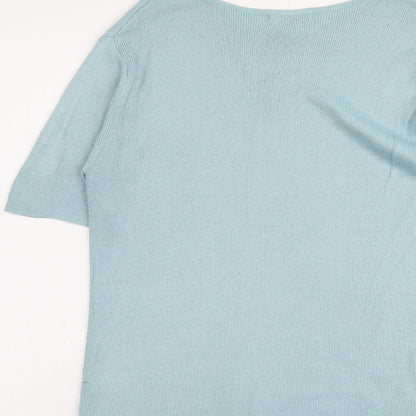 Womens UK Size 14 Berkertex Blue Pullover Jumper