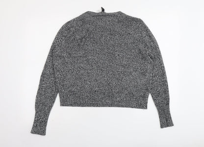 Womens UK Size M H&M Grey Pullover Jumper