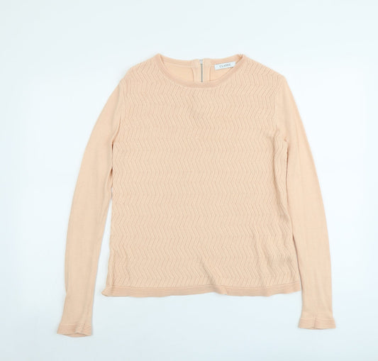 Womens UK Size 10 Marks and Spencer Orange Pullover Jumper