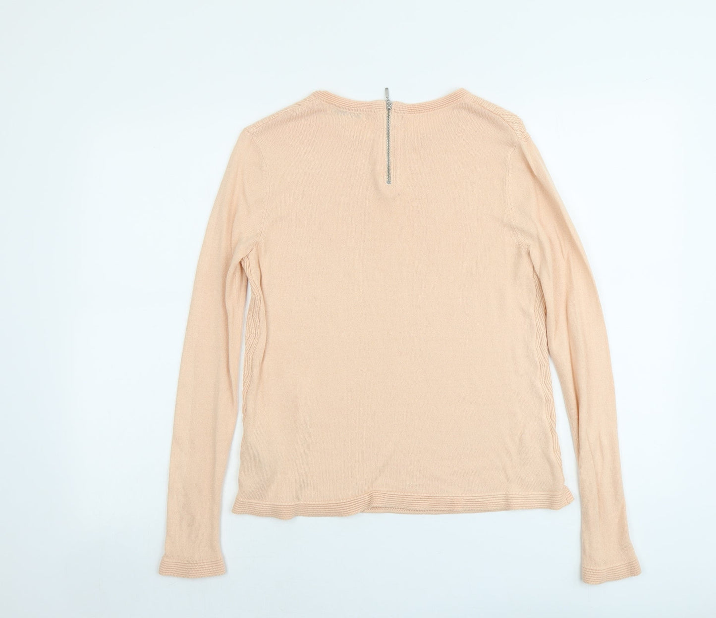 Womens UK Size 10 Marks and Spencer Orange Pullover Jumper