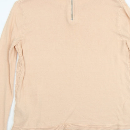 Womens UK Size 10 Marks and Spencer Orange Pullover Jumper